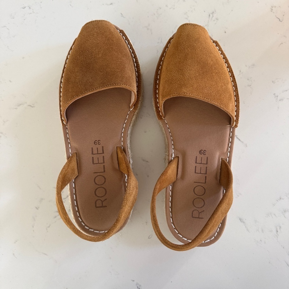 ROOLEE | faux suede espadrille platform sandal - Picture 6 of 6